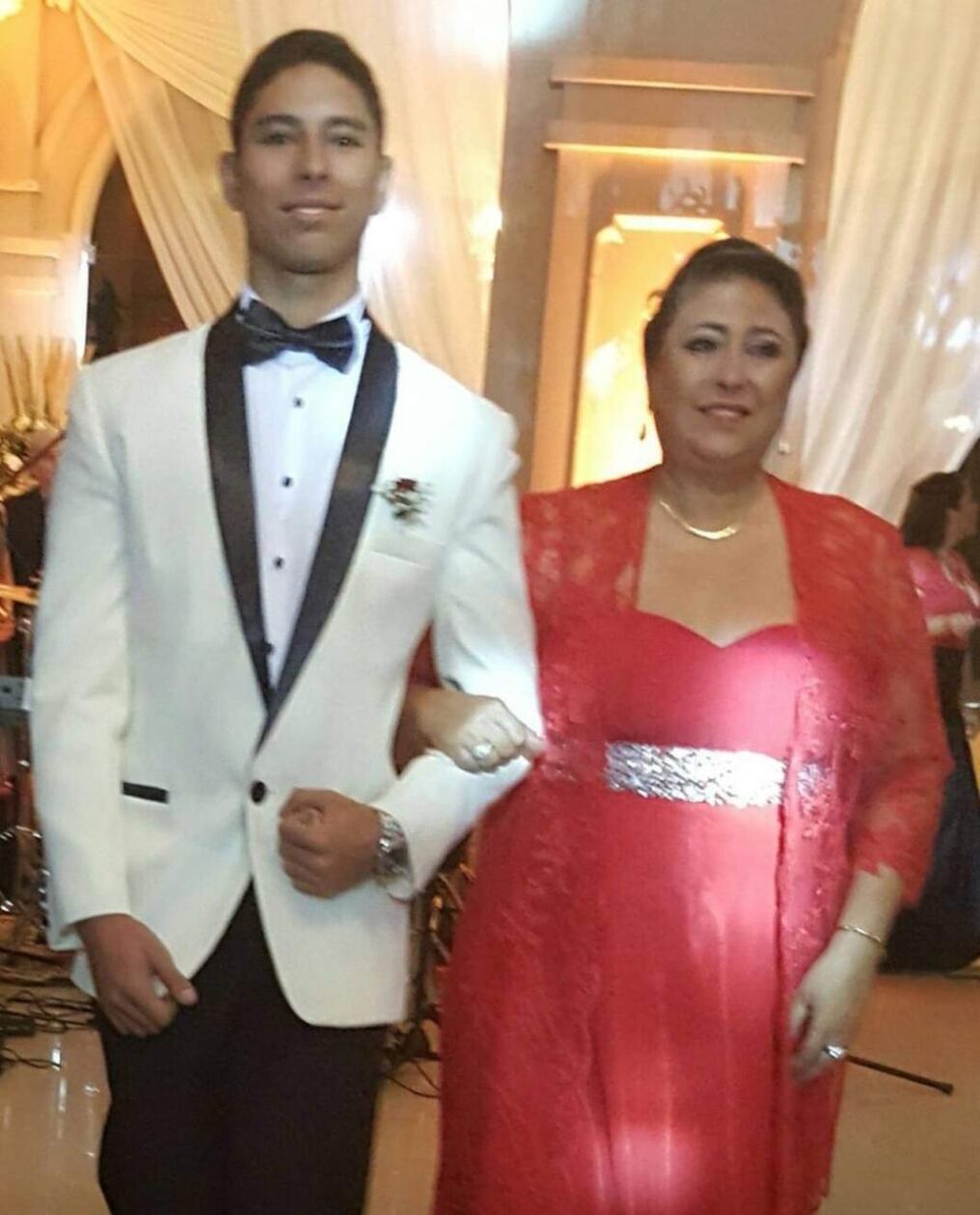 Dolly y su hijo Favio. Foto: Gentileza.