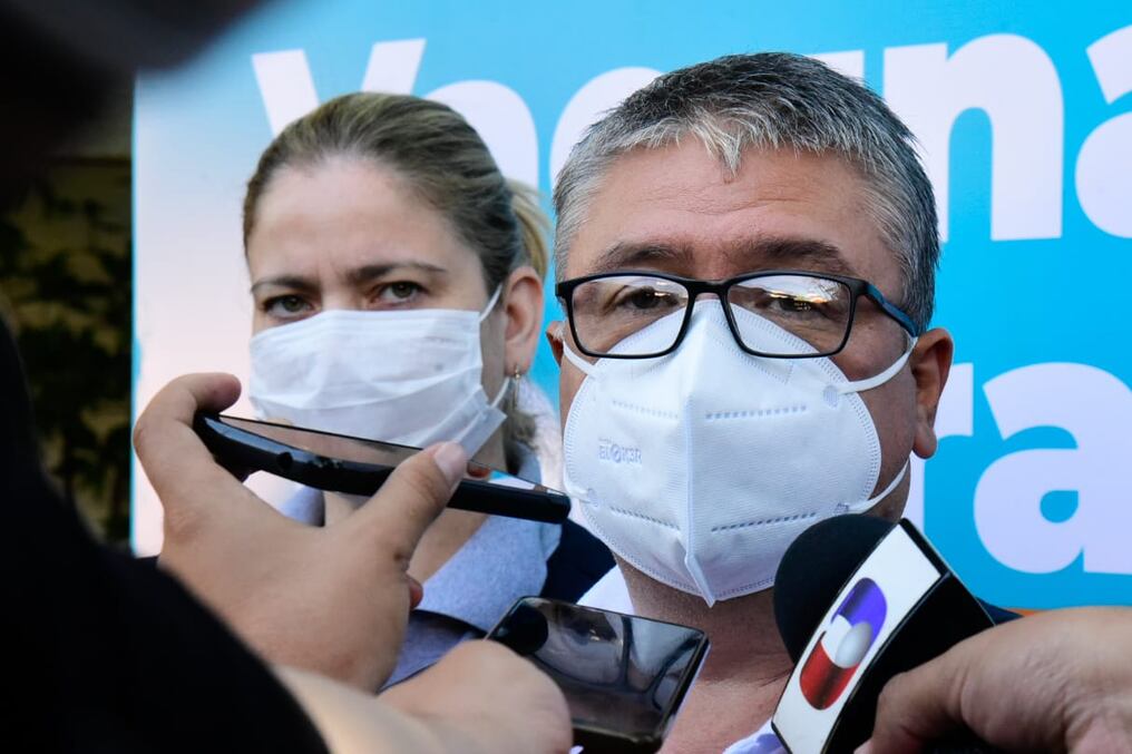 El doctor Hernán Martínez manifestó que la cantidad de vacunados fue interesante. Foto: Gentileza.