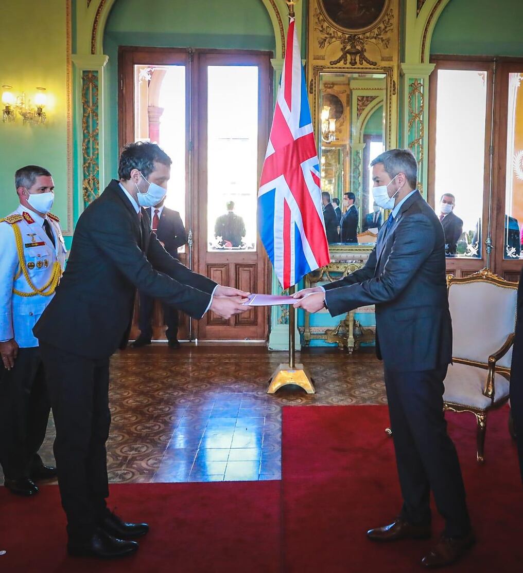 Ramin Navai, embajador de Reino Unido de Gran Bretaña e Irlanda del Norte. Foto: Gentileza.