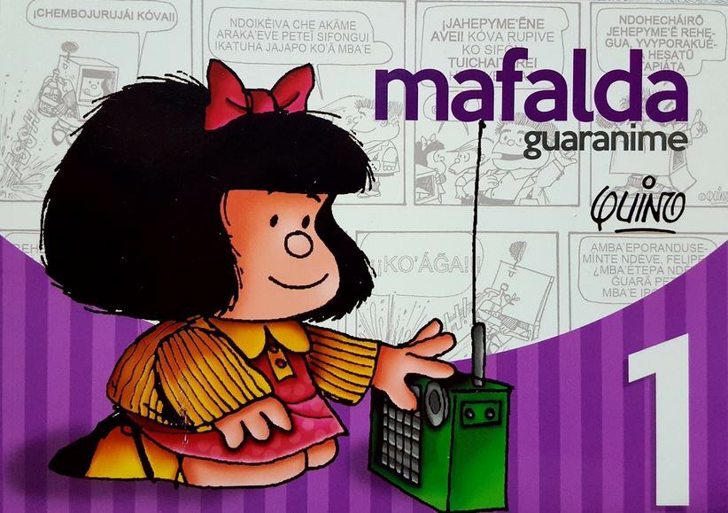 Los tomos de Mafalda fueron traducidos al guaraní. Foto: Archivo.
