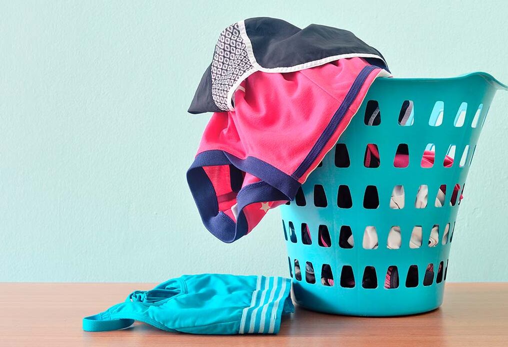 Las ropas deportivas deben lavarse inmediatamente después de usar para no acumular bacterias. Foto: Ilustrativa
