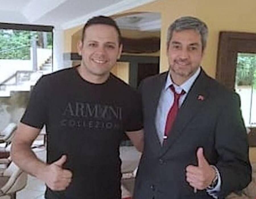 El precandidato a la senaduría por Honor Colorado, Fernando Ojeda, mencionó que el jefe de Estado, Mario Abdo Benítez, logró posicionarse durante las elecciones internas partidarias para la presidencia en el 2017, con el financiamiento de narcotraficantes. Foto: Gentileza.