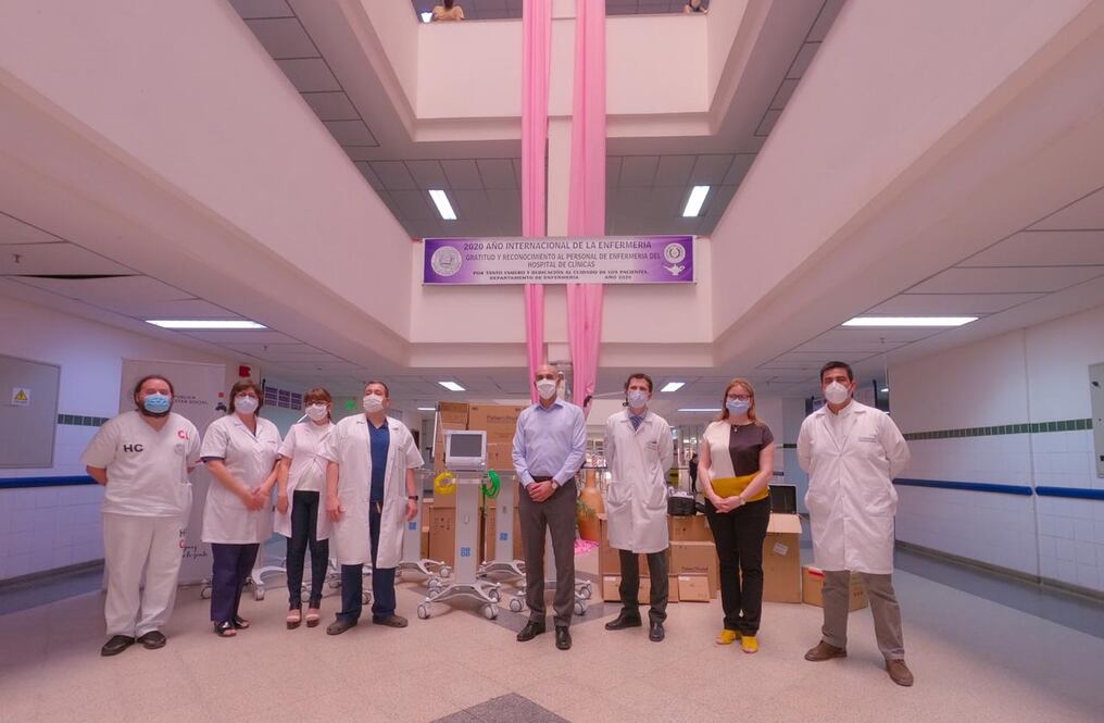 Estuvieron autoridades del Ministerio de Salud y del Hospital de Clínicas. Foto: Gentileza.