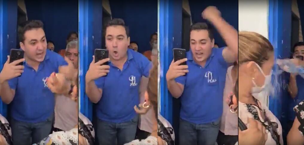 El dirigente liberal que busca ser presidente de la Juventud Liberal Radical Auténtica (JLRA) ya se mostró arrepentido y pidió disculpas ante las consecuencias que se darían. Foto: Captura de pantalla.
