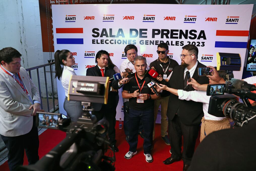 El secretario general de la ANR, Eduardo González, ratificó que no existen hechos de fraude en el proceso electoral desarrollado el pasado 30 de abril. Foto: Christian Meza