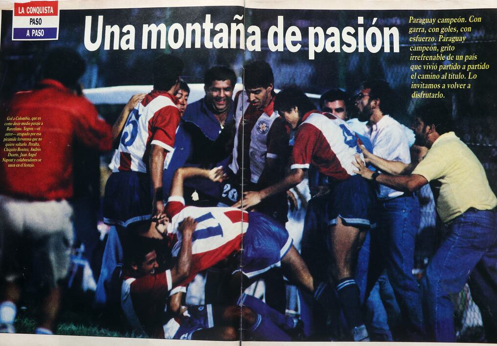 Aquel plantel monarca del Preolímpico 92 dirigido por don Sergio Markarián y Joaquín Yugovich pasó a ser el espejo de
futuras conquistas del fútbol paraguayo.