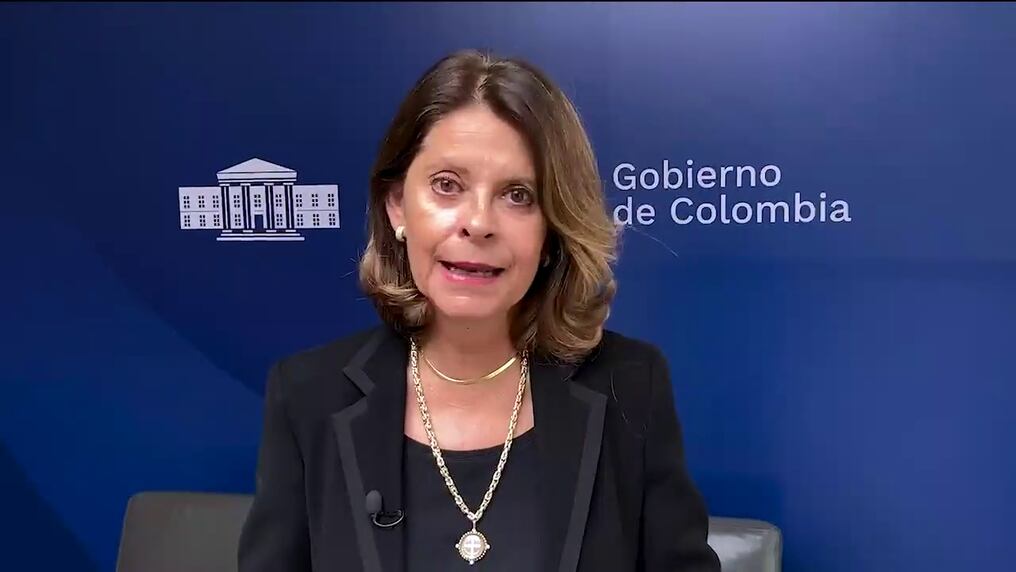 La vicegobernante de Colombia comentó que los presidentes Iván Duque y Mario Abdo están atentos a la evolución de la investigación, que cuenta con el apoyo del gobierno norteamericano. Foto: Captura de video.