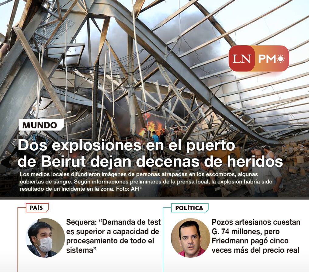 LN PM: Las noticias más importantes de la siesta