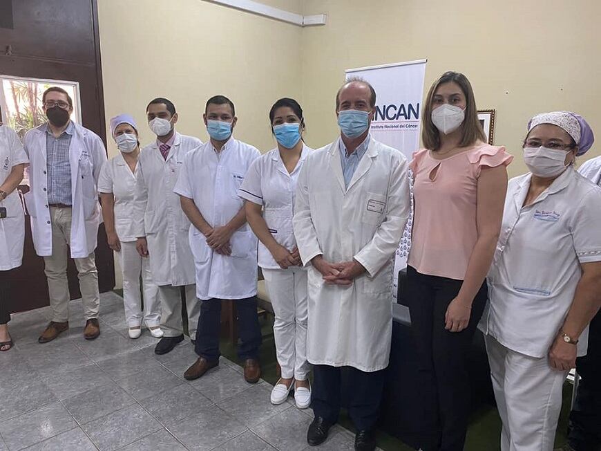 El Instituto Nacional del Cáncer, en la ciudad de Areguá, habilitó el área de atención integral a cargo de un equipo profesional. Foto: Gentileza.