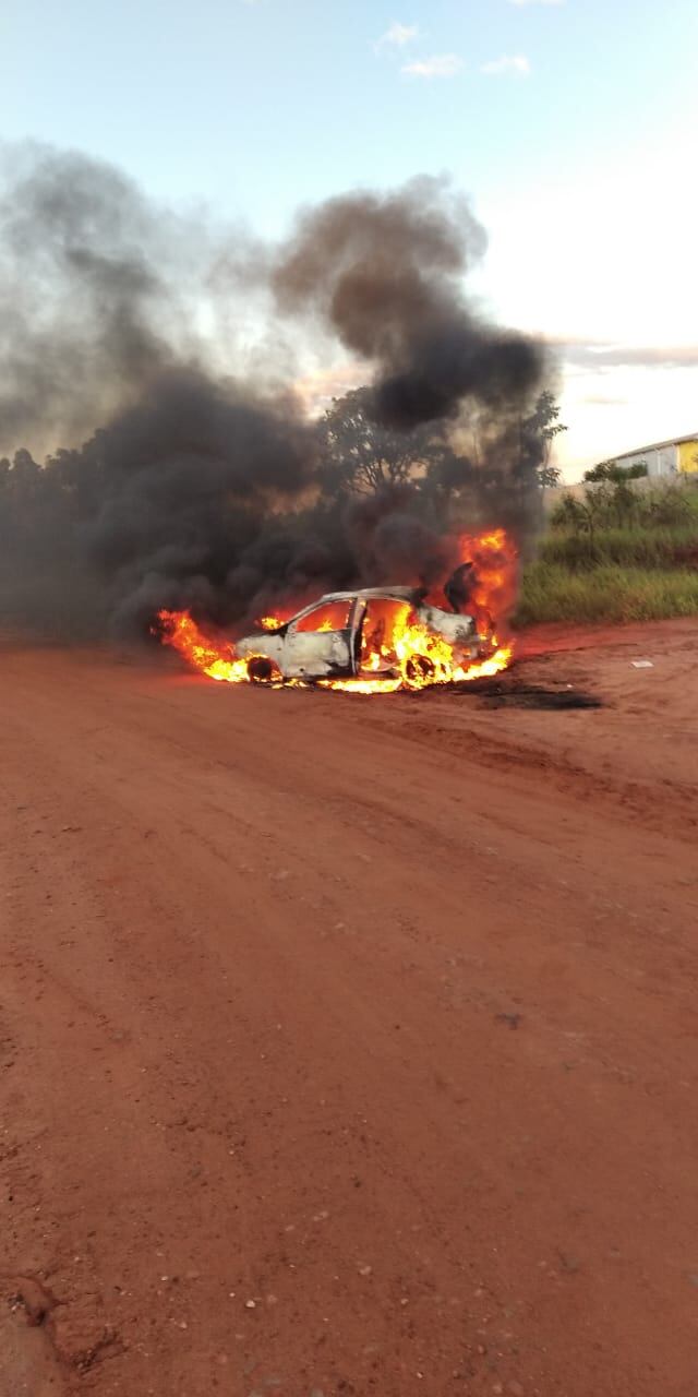 Por disposición de la Dirección de Policía de Amambay, todas las unidades policiales de la zona fueron movilizadas con la finalidad de aprehender a los atacantes, pero sin resultado positivo. Foto: Gentileza.