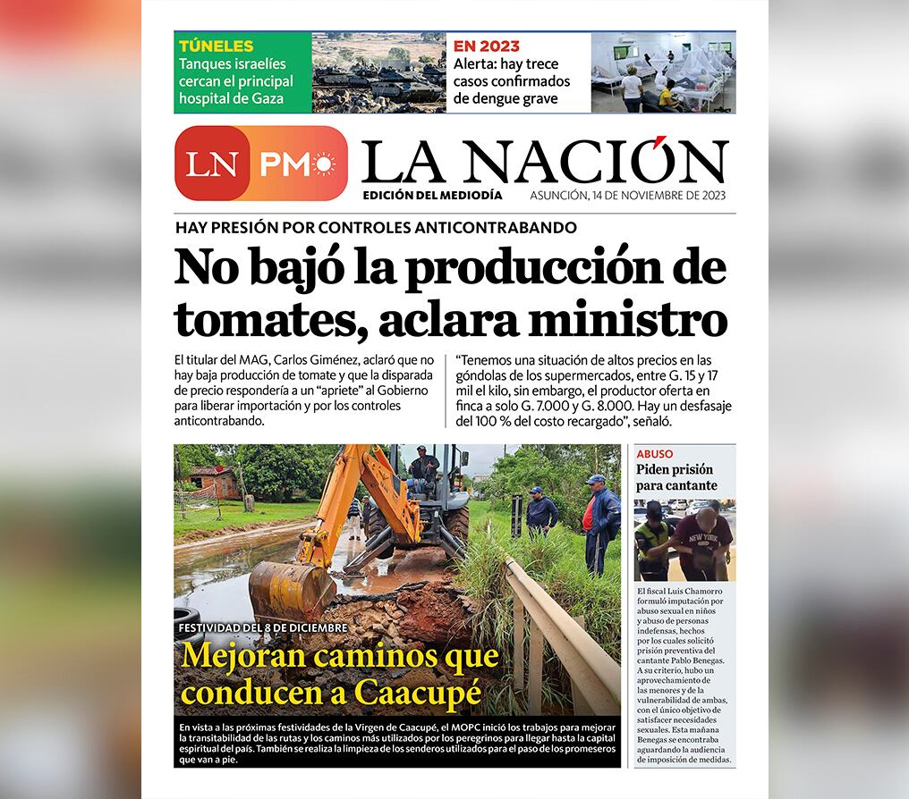 LN PM: edición mediodía del 14 de noviembre