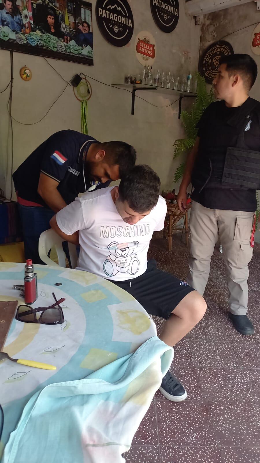 El fiscal Julio Ortiz imputó por homicidio doloso, hurto especialmente grave y robo con resultado de muerte a Óscar Caballero. Foto: Gentileza.