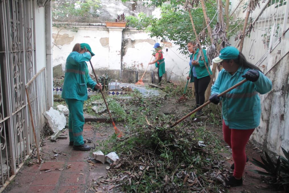 La intervención en cuestión se llevó a cabo en una vivienda situada en el barrio San Vicente. Foto: Gentileza.