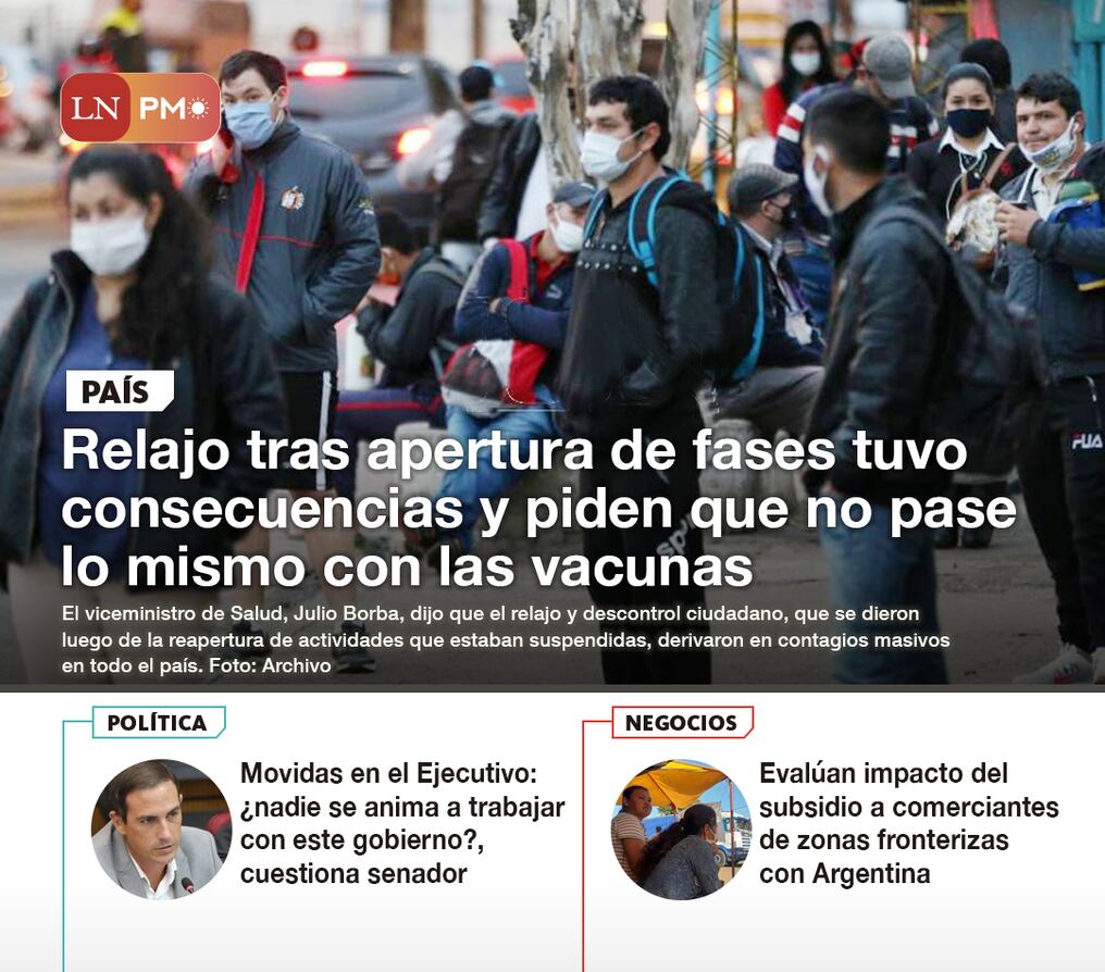 LN PM: Las noticias más relevantes de la siesta del 26 de enero