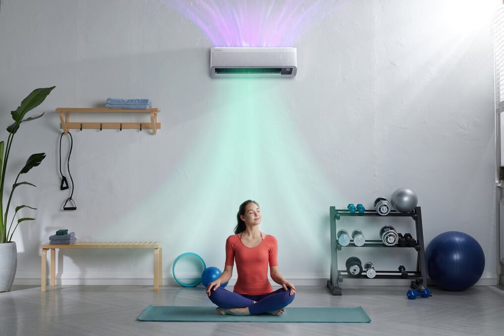 Los acondicionadores de aire Samsung tienen un sistema eficiente de distribución que mejora la calidad del ambiente. Foto: Gentileza.
