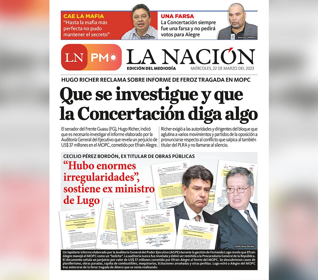LN PM: edición mediodía del 22 de marzo