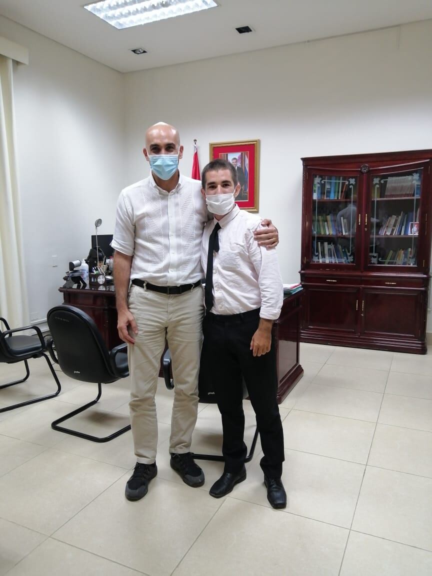 Matías Valdez von Schmeling dijo que es mentira que se borrará el tatuaje del excapitán de Salud Pública, Julio Mazzoleni, y agregó que tampoco está intentando hacerlo, tal como se mencionó a través de las redes sociales. Foto: Archivo