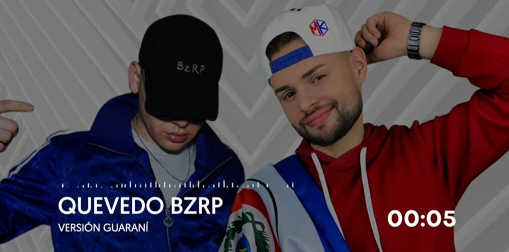 Musikario Delta lanzó su nuevo cover en guaraní: Quevedo-Bizarrap. Foto: Captura de pantalla.