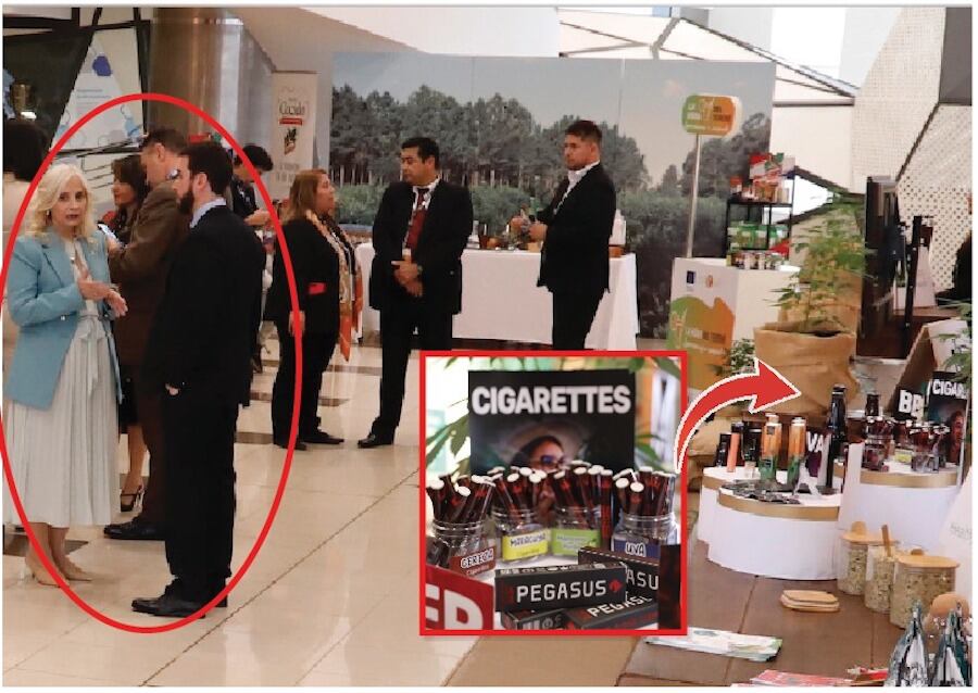 Cigarrillos y gomas de mascar con CBD, sin registros ni licencias fueron exhibidos en feria internacional apoyada por la Senad.