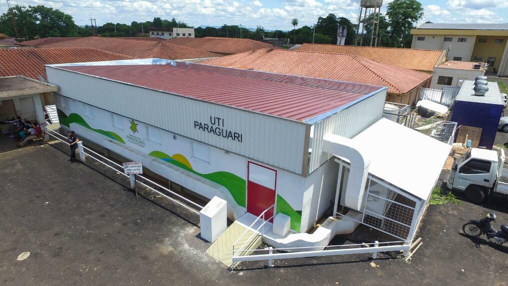 Se trata de la primera UTI para adultos, construida con recursos de lagobernación de la ciudad y se encuentra ubicada en el Hospital Regional de la ciudad. Foto: Gentileza.
