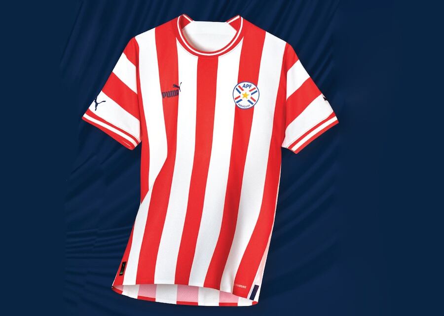 Paraguay utilizará nueva camiseta inspirada en la conquista de la Copa América del 79.FOTO:GENTILEZA