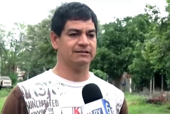 La inseguridad golpea a Adán Acosta, repartidor a domicilio de Luque, a quien el martes pasaron le robaron su vehículo que ni pagó la primera cuota. Foto: Captura de pantalla.