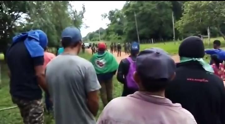 El hecho habría sucedido en el distrito de Maracaná, departamento de Canindeyú. Foto: Captura de video.