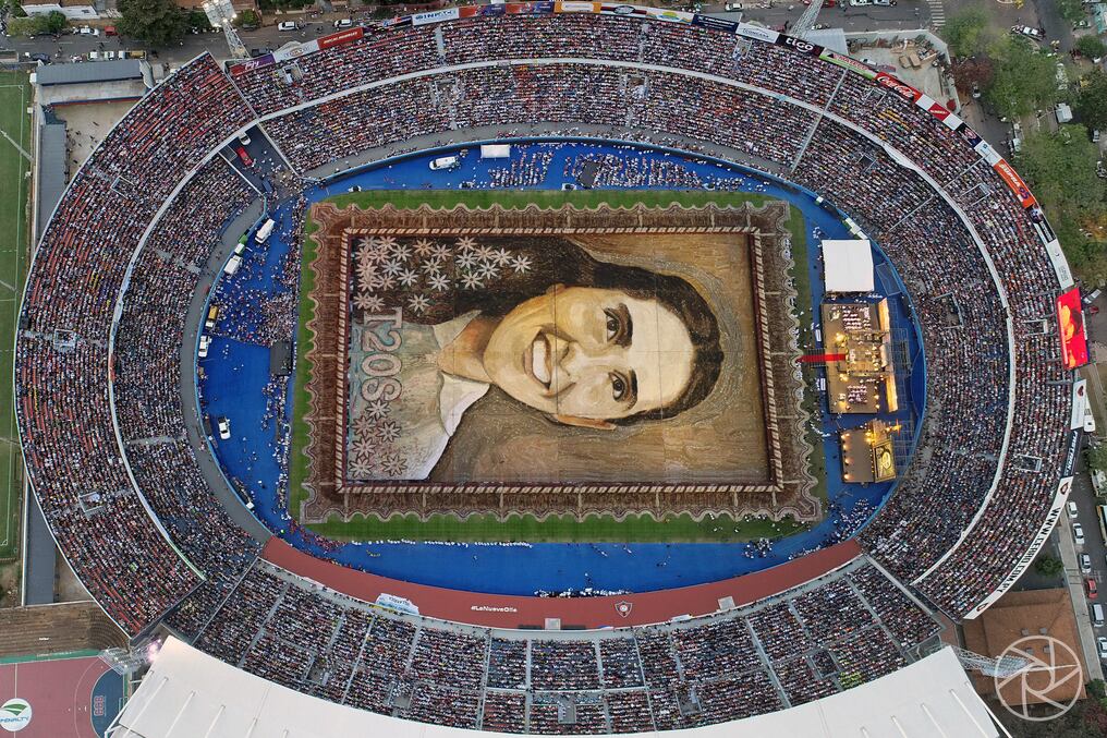 Unas 45.000 personas fueron parte de la fiesta de la beatificación en la Nueva Olla en el 2018. Foto: Archivo: Carlos Juri. 