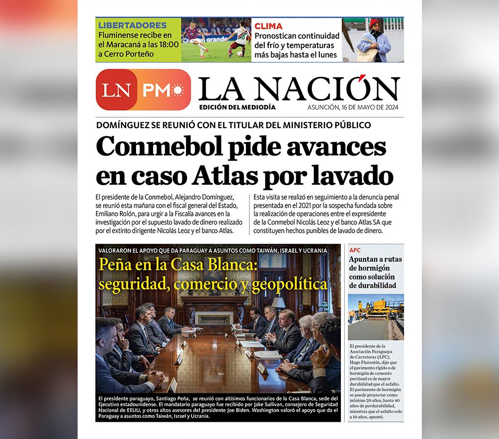 LN PM: edición mediodía del 16 de mayo