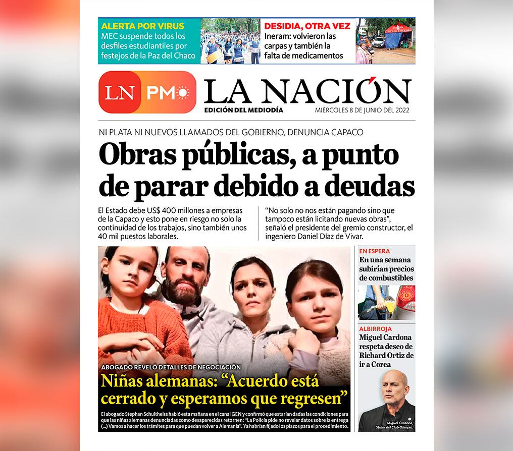 LN PM: edición mediodía del 8 de junio