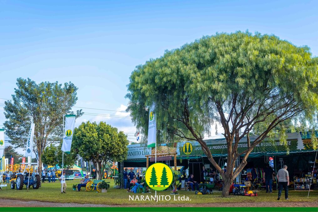 La expoferia de la de la Cooperativa Naranjito se extiende hasta este domingo 16, en un espacio de intercambio de los agronegocios. Foto: Gentileza.