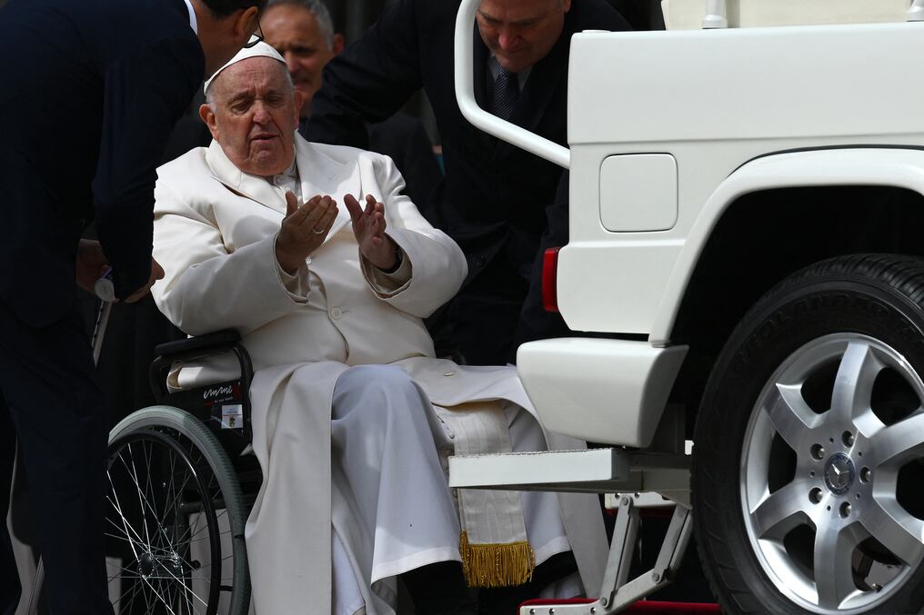 El sacerdote argentino Jorge Mario Bergoglio, de 86 años, fue atendido en mayo pasado por un cuadro febril. Foto: AFP
