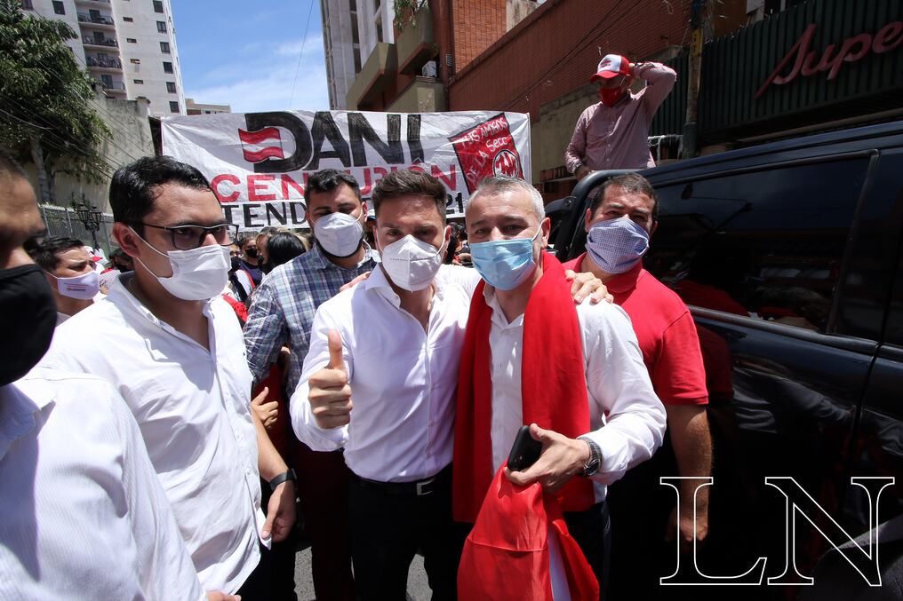 Daniel Centurión renunció al cargo de asesor político de Abdo para candidatarse a intendente. Foto: Christian Meza. 