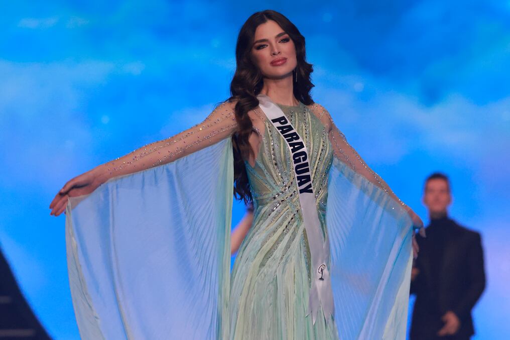 La virreina universal Nadia Ferreira se quedó en el segundo lugar del top 10 de los momentos más virales en los concursos de belleza del año pasado. Foto: AFP.