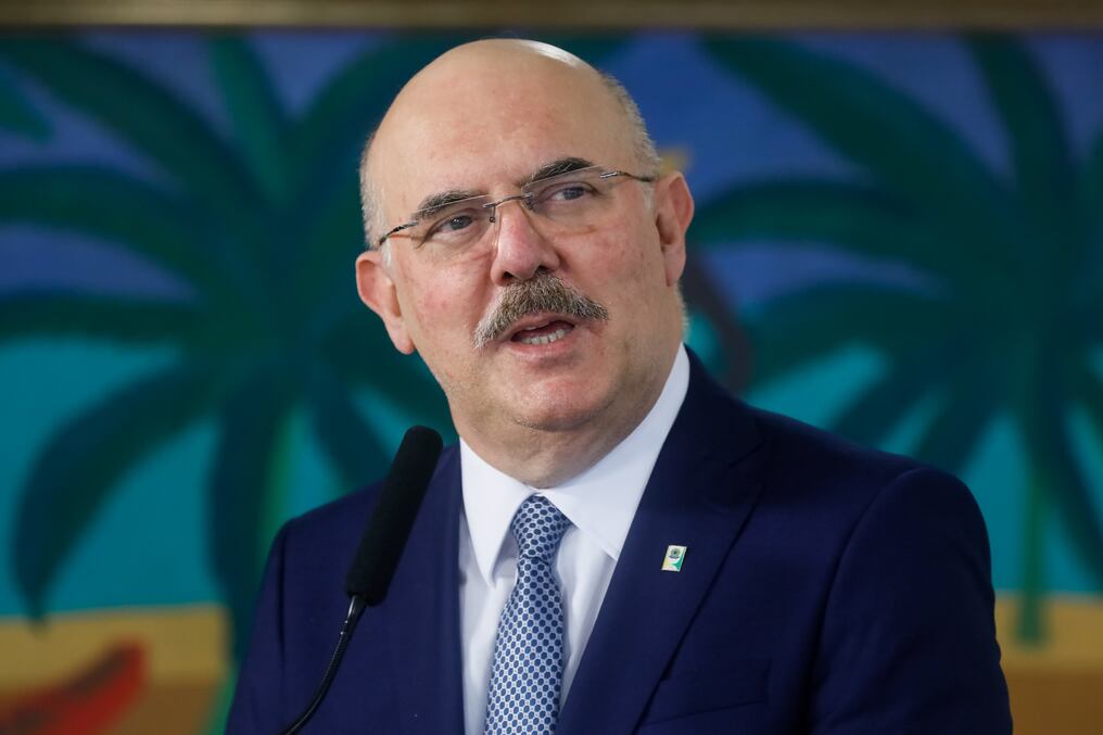 Milton Ribeiro, de 62 años, pastor de la Iglesia Presbiteriana de Santos (estado de Sao Paulo), es el cuarto en ocupar el cargo, en el gobierno de Bolsonaro. Foto: AFP.