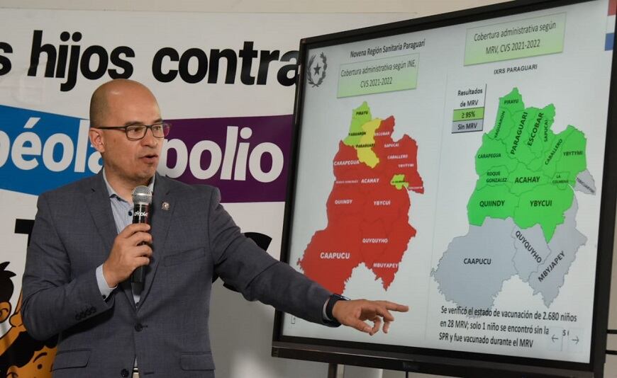 Indicaron que un gran esfuerzo se imprime a nivel país para combatir enfermedades peligrosas y de alta contagiosidad como el sarampión, la rubéola y la poliomielitis. Foto: Gentileza.