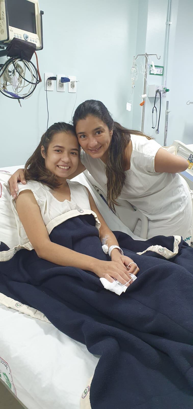 El trasplante fue un éxito rotundo y ambas se encuentran en muy buen estado de salud. Foto: Gentileza.
