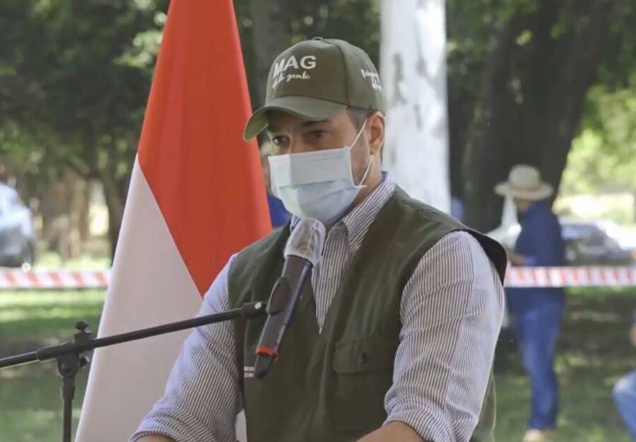 Mario Abdo Benítez anunció hace unos días sobre el plan "Añua, abrazo solidario. Foto: Archivo.