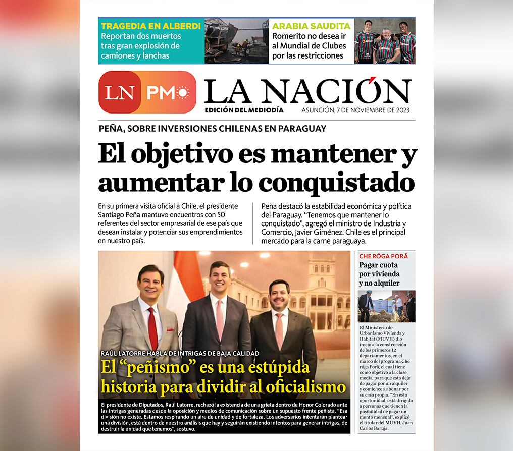 LN PM: edición mediodía del 7 de noviembre