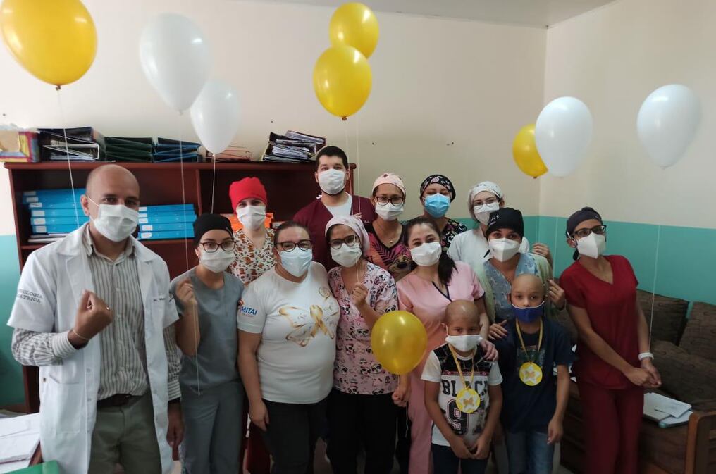El 15 de febrero recordaron la lucha contra el cáncer infantil. Foto: Gentileza.