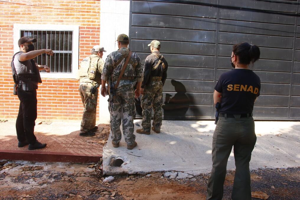 Una serie de procedimientos tuvieron lugar hoy y lo incautado quedó a cargo de la Senabico. Foto: Gentileza.