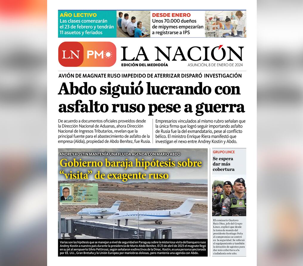 LN PM: edición mediodía del 8 de enero