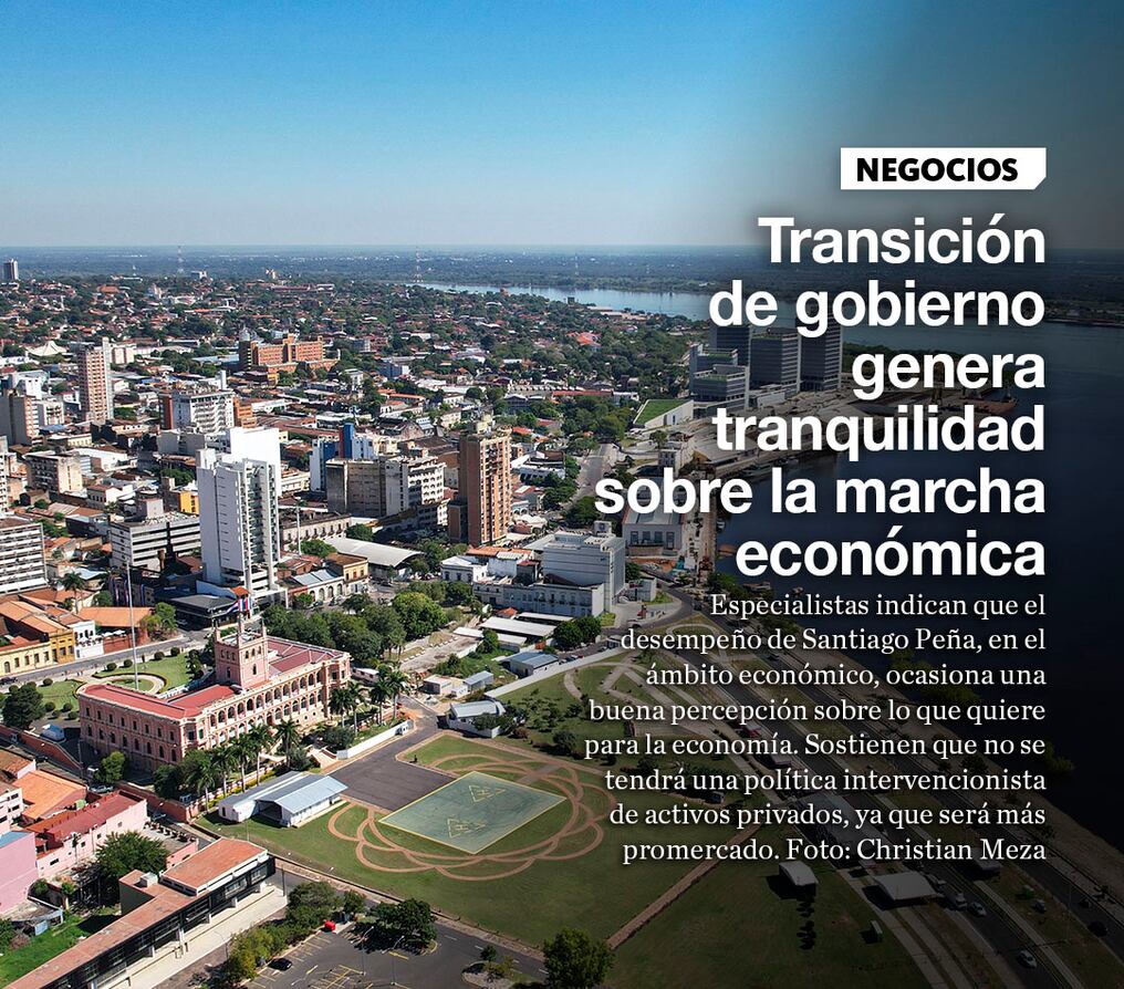 Transición de gobierno genera tranquilidad sobre la marcha económica 