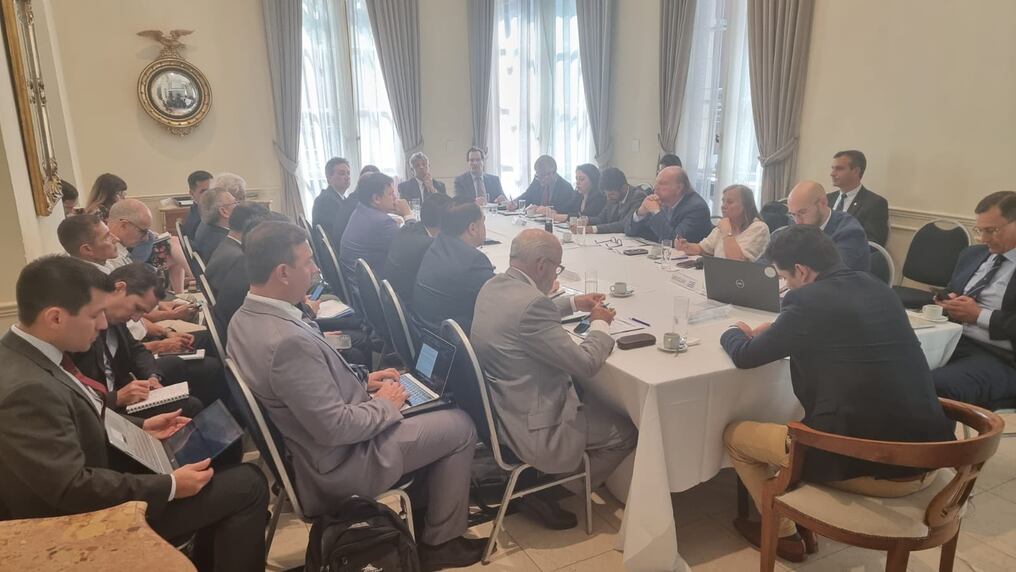 El día anterior se realizó la 57 reunión de la Comisión del Acuerdo de la Hidrovía. Foto: Gentileza/MRE.  