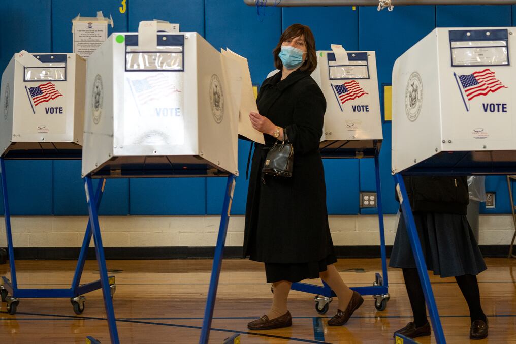 La votación anticipada ha batido récords este año en Estados Unidos debido a la pandemia de coronavirus. Foto: AFP.