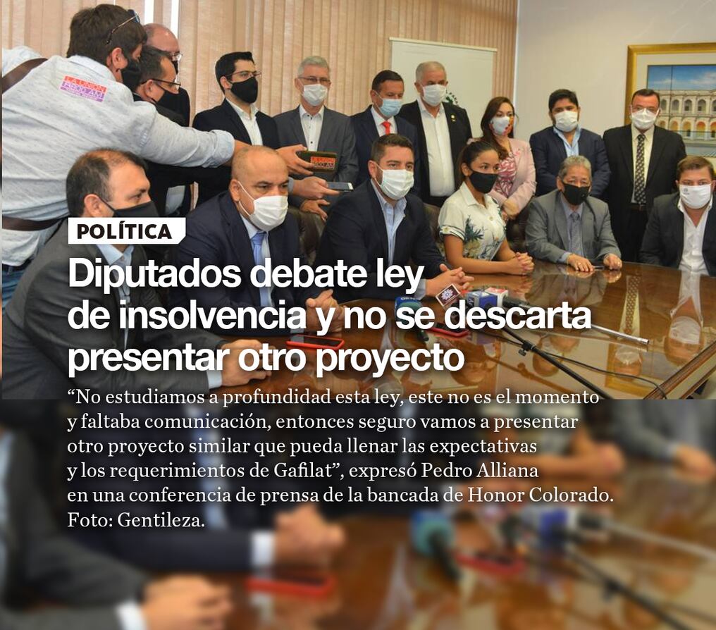 Diputados debate ley de insolvencia y no se descarta presentar otro proyecto   