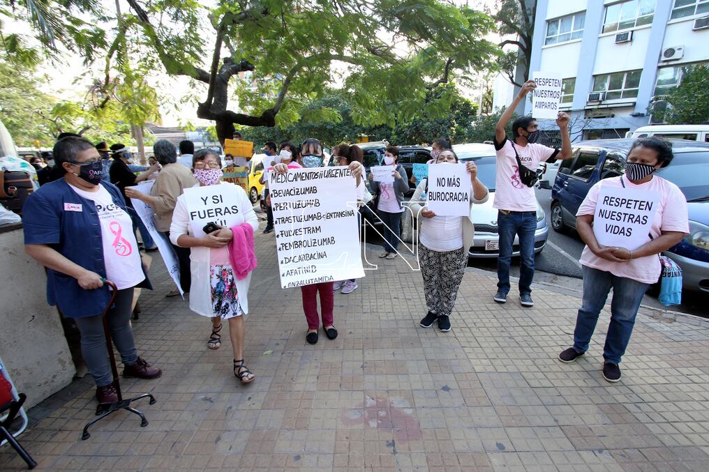 Las manifestación inciaron en marzo. Foto: Pánfilo Leguizamón.