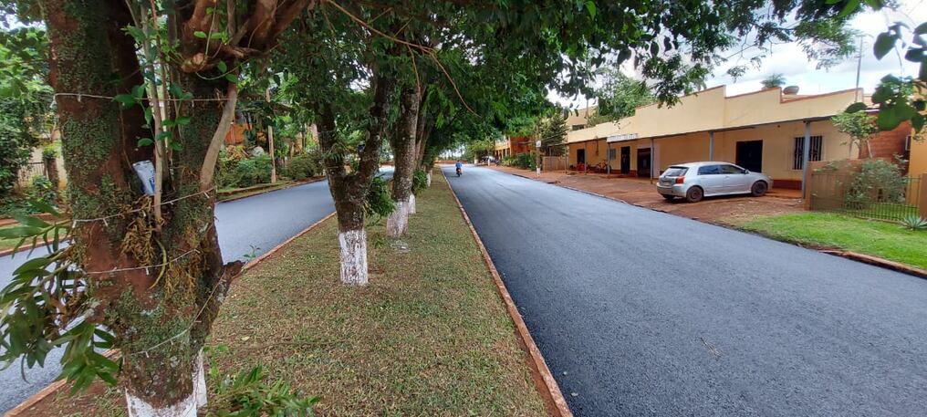 Corredor de exportación (Ruta PY07) en la Colonia Japepyhy, tramo de conexión con Puerto Irala, del distrito de Domingo Martínez de Irala, que será habilitado esta semana. Foto: Gentileza.