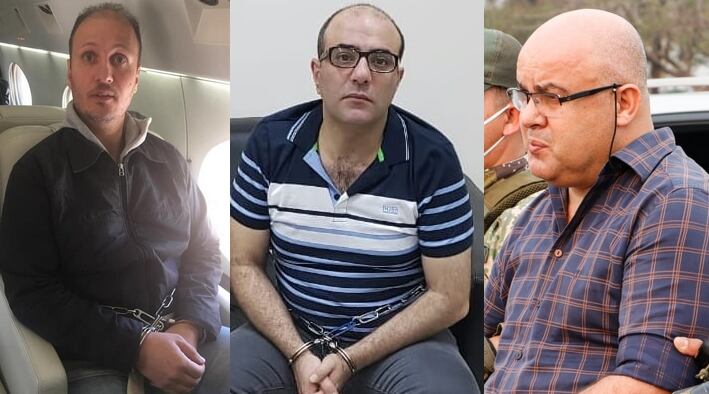 Los extraditados a EEUU Nader Mohamad Farhat y Mahmoud Alí Barakat, además de Kassed Mohamad Hijazi, de casos en que intervino el fiscal paraguayo, están en la mira de las líneas investigativas. Foto: Archivo.