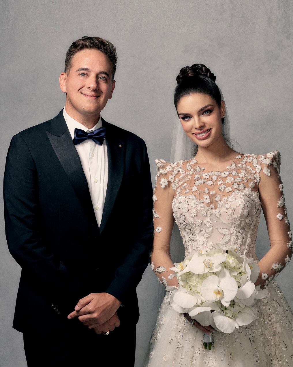 Abdala Oviedo compartió una instantánea de la boda de Nadia Ferreira. Foto: Gentileza.
